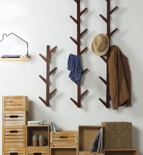 Bamboo Hanging Coat Rack