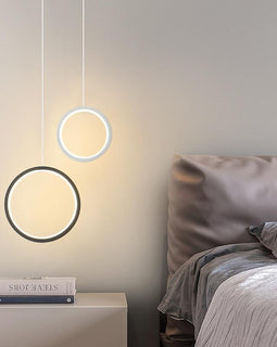 Minimalist Halo Bedside Pendant Light