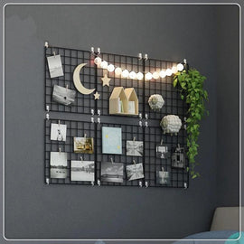 Iron Grid Wall Organizer