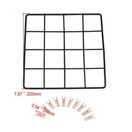 Iron Grid Wall Organizer